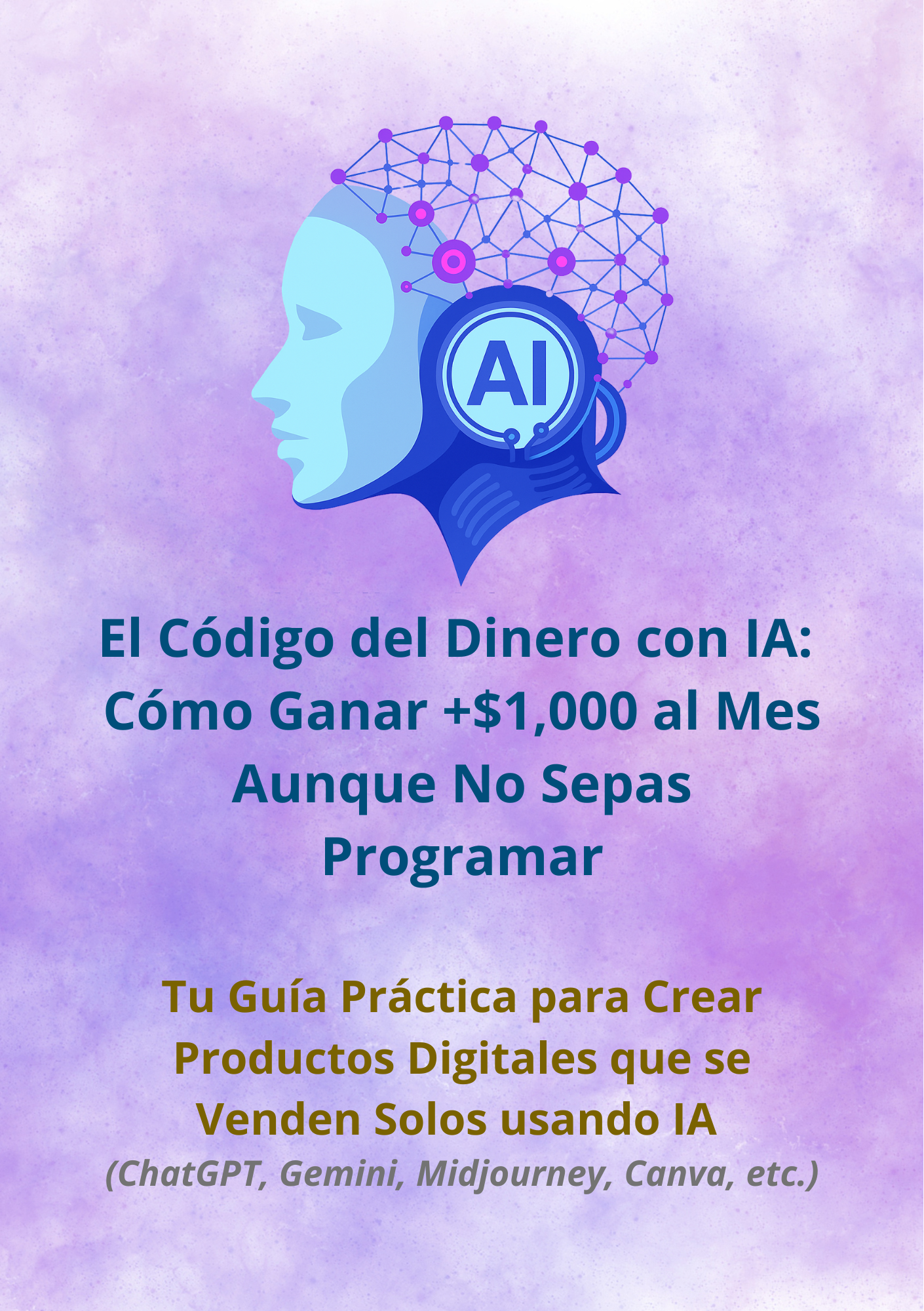 Portada del libro digital “El Código del Dinero con IA” — guía para ganar dinero, PDF.